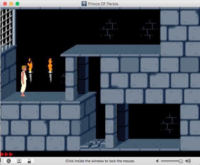 Jugar a juegos de MS-DOS (Prince of Persia) en el Mac