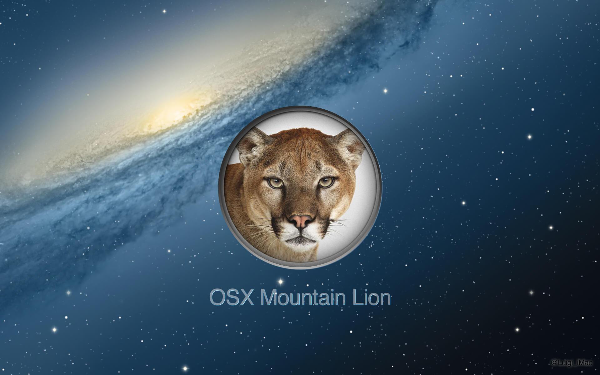 mac os x mountain lion installer