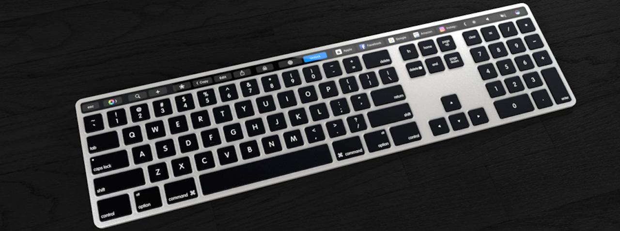 Patente Magic Keyboard con Touch Bar