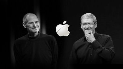 Steve Jobs y Tim Cook