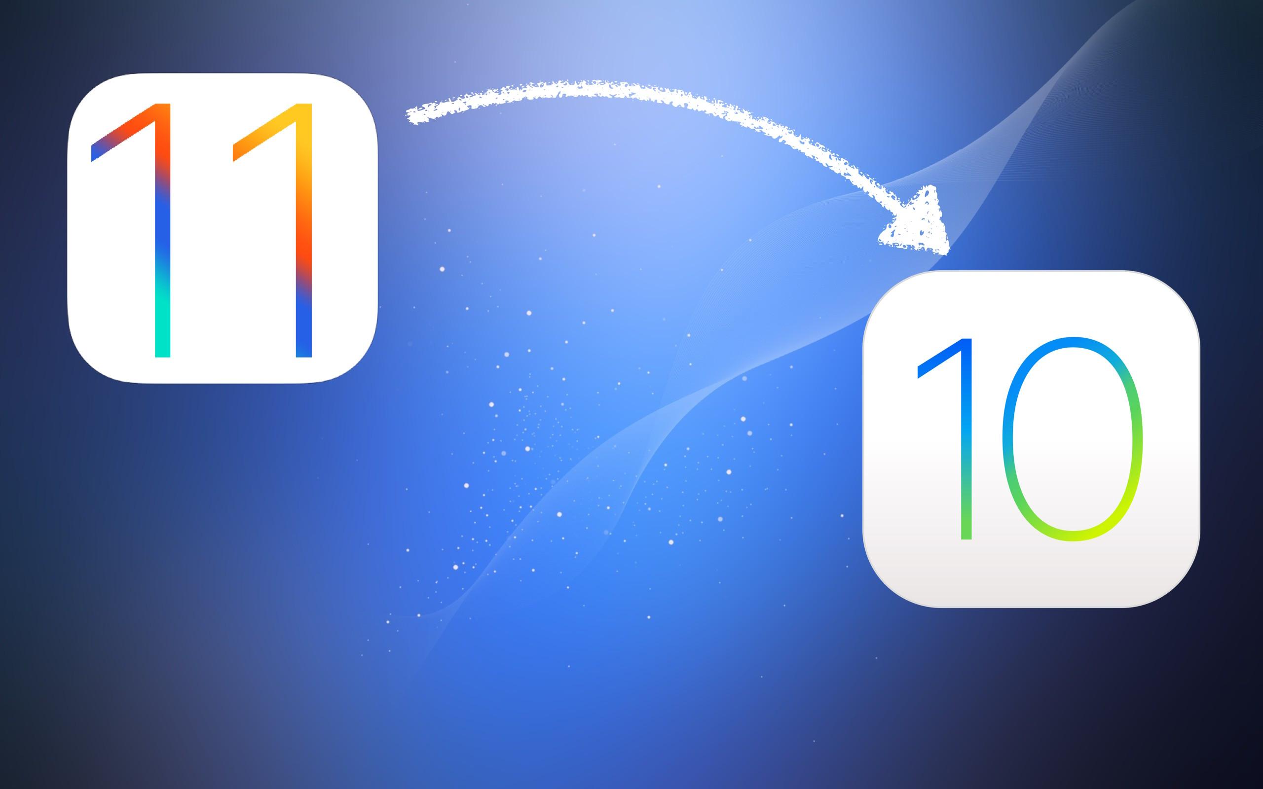 Cómo volver de iOS 11 a iOS 10.
