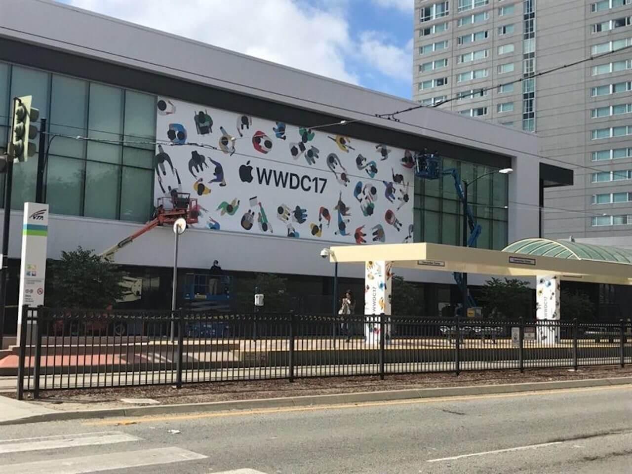 Apple prepara el recinto de la WWDC 2017