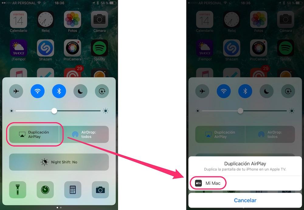 Como duplicar la pantalla de tu iPhone con AirPlay