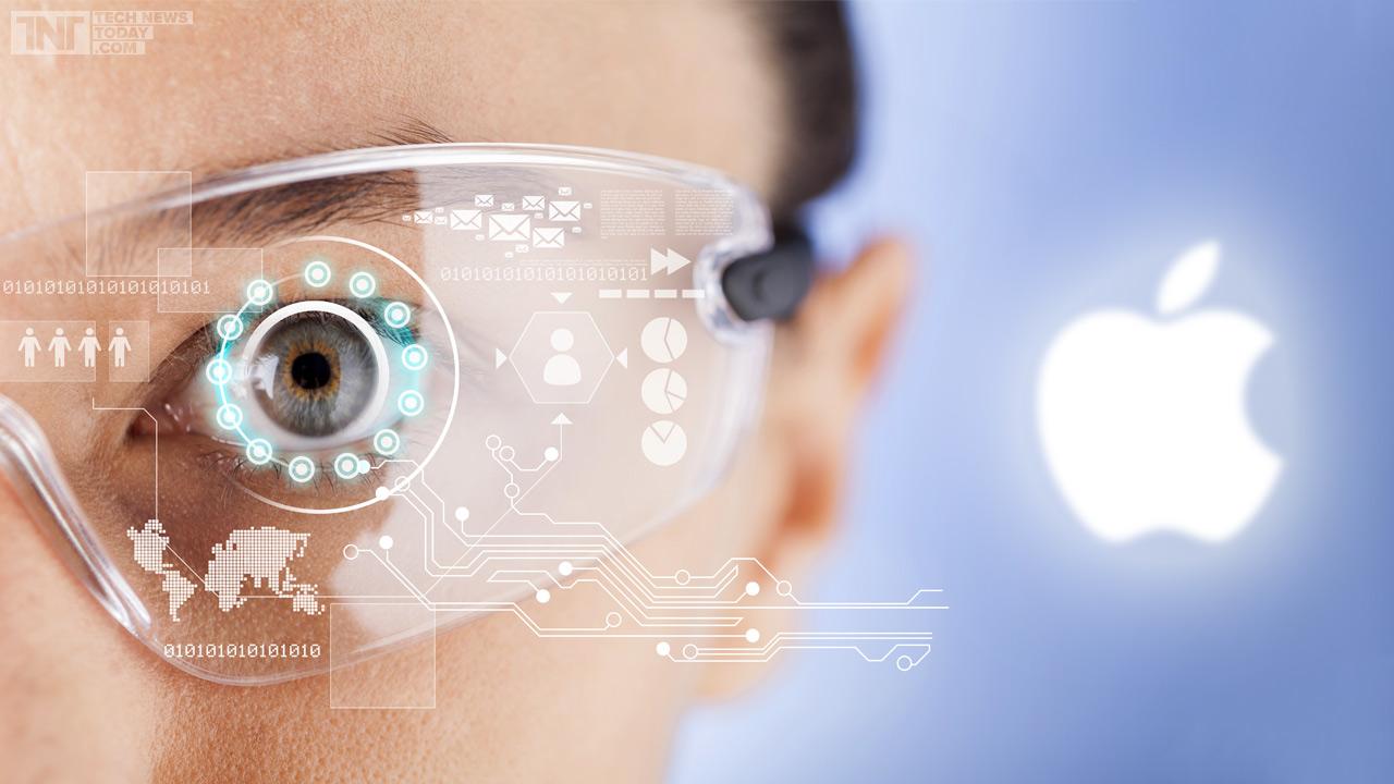 Concepto de gafas de realidad aumentada