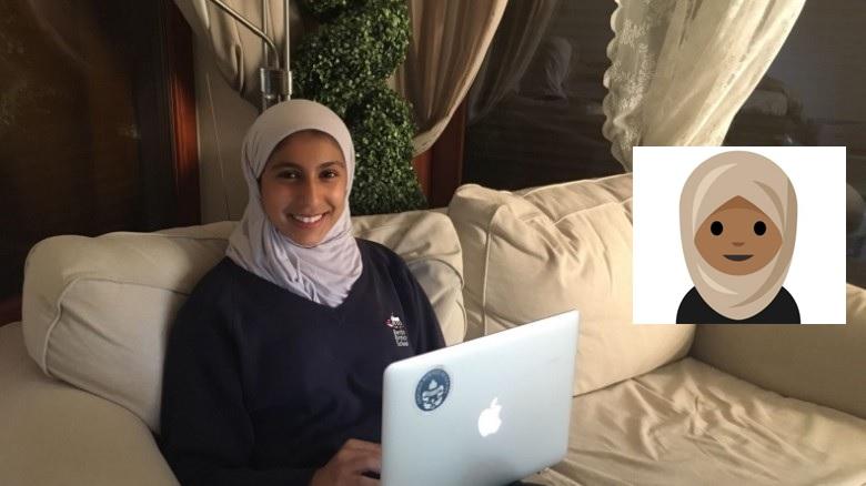 Nuevo emoji de mujer con hiyab