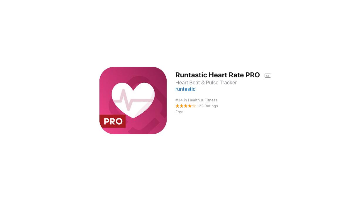 Runtastic Heart Rate Pro