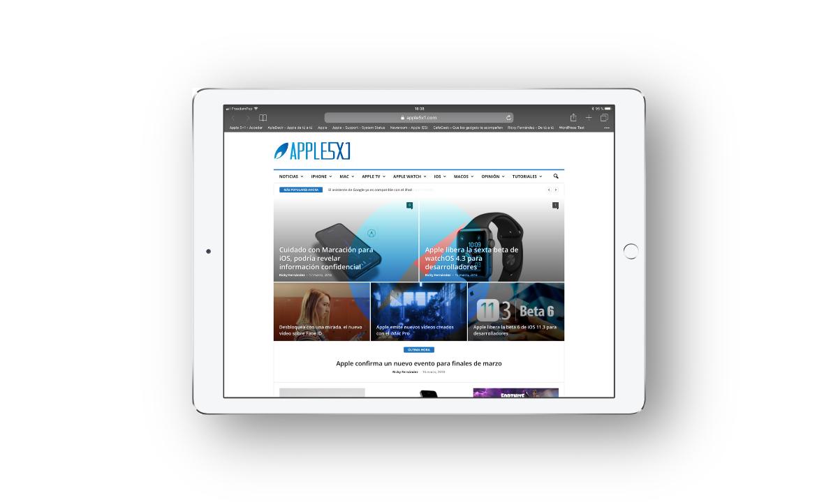 iPad Safari iOS Portada