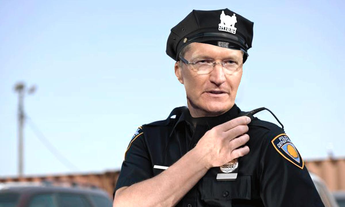 Tim Cook Police Apple