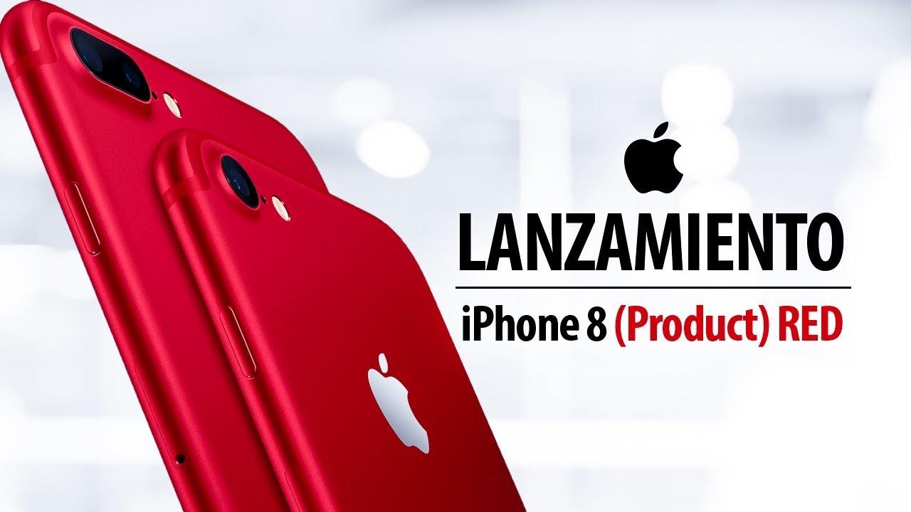 Nuevos iPhone 8 y 8 Plus (PRODUCT)RED: características, precio y ficha  técnica.