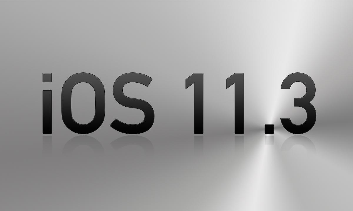 iOS 11.3 Apple