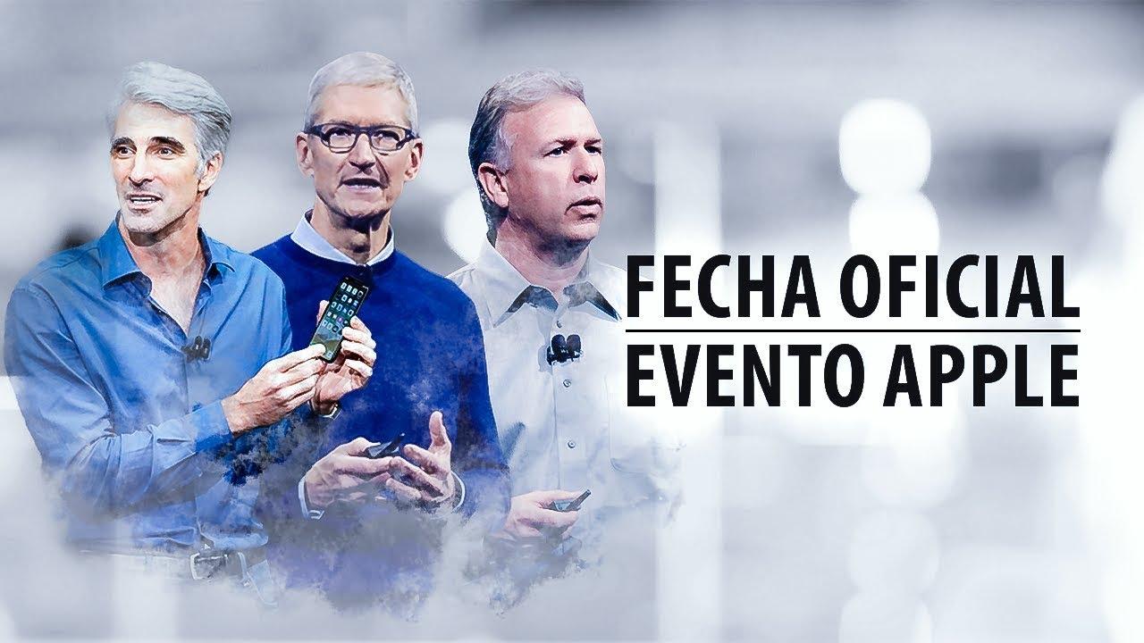 Fecha evento Apple 2018 septiembre