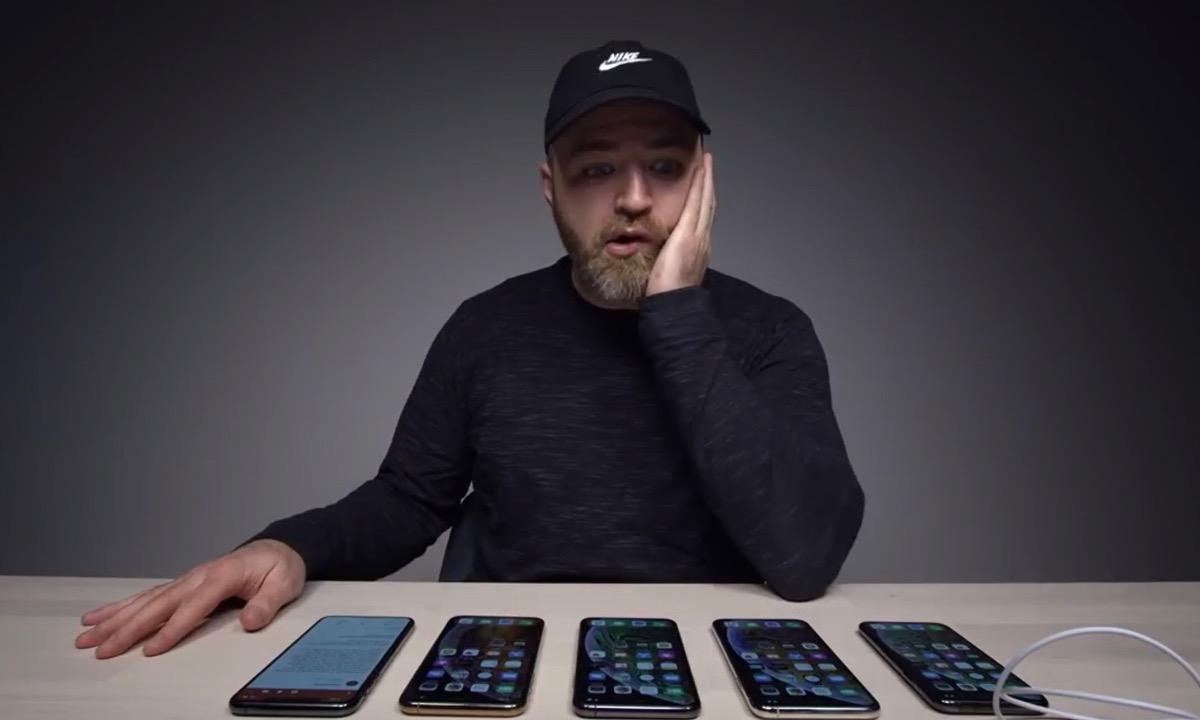 Unbox Therapy iPhone XS problema carga batería