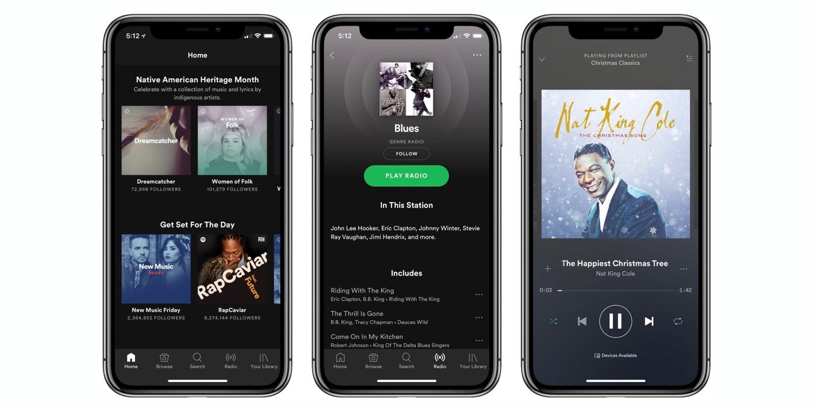 Spotify es compatible con la pantalla del Apple Watch Series 4, iPhone XR y XS Max