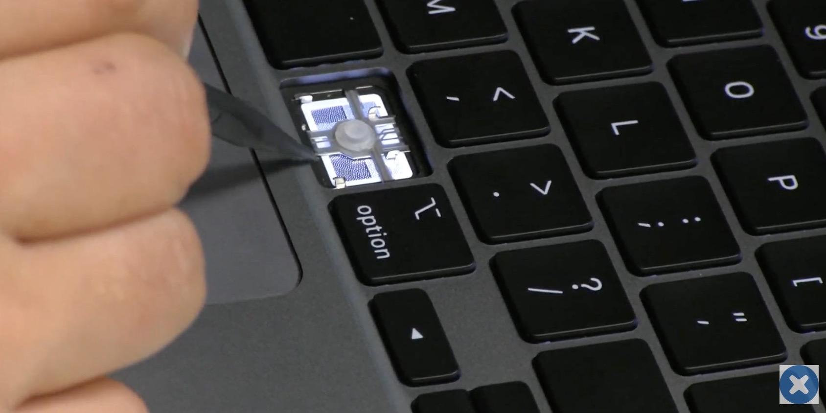 Mecanismo de tijera teclado MacBook Pro 16"