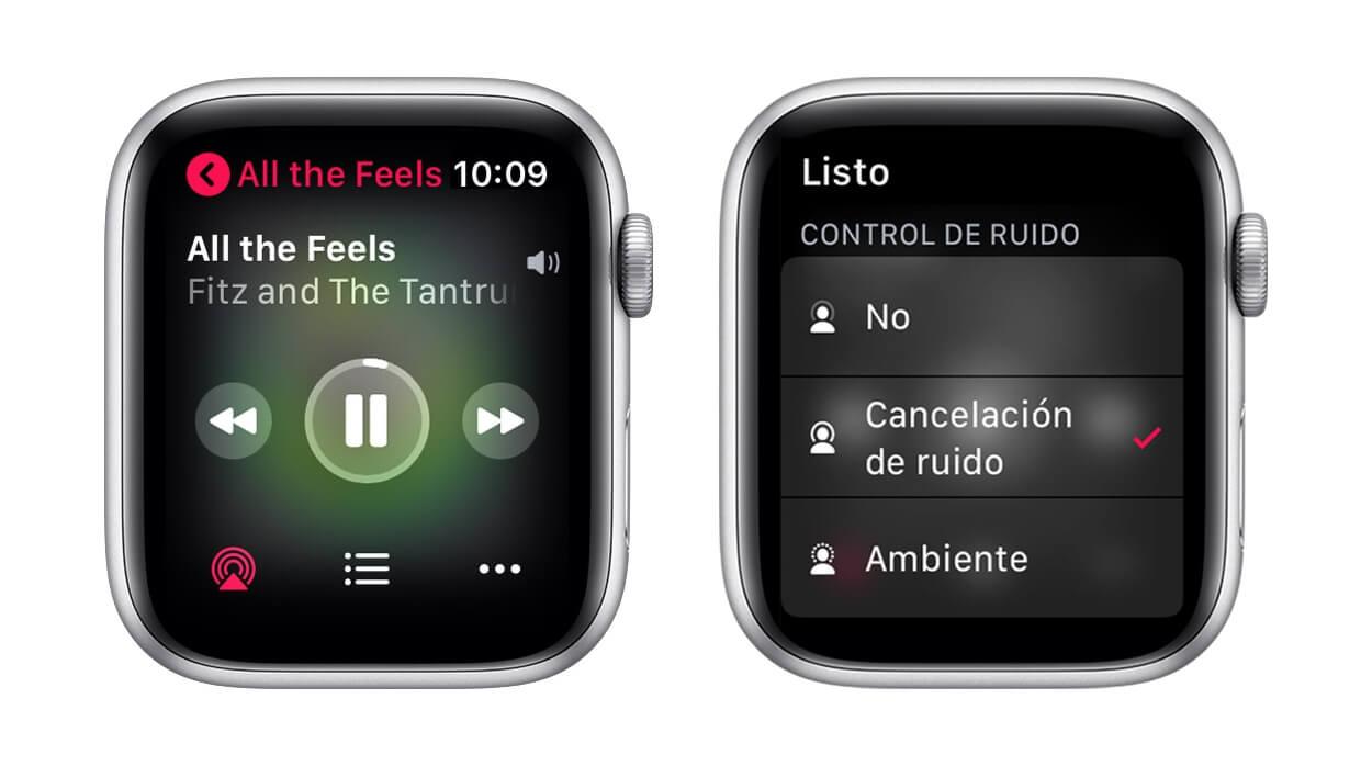 modo ambiente apple watch airpods pro