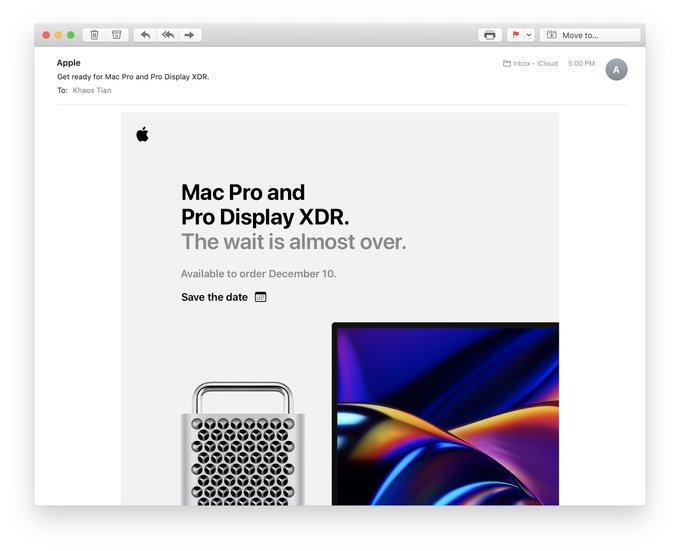 Fecha lanzamiento Mac Pro