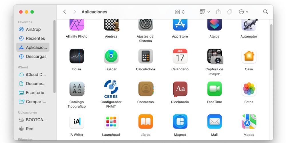 apps instaladas mac
