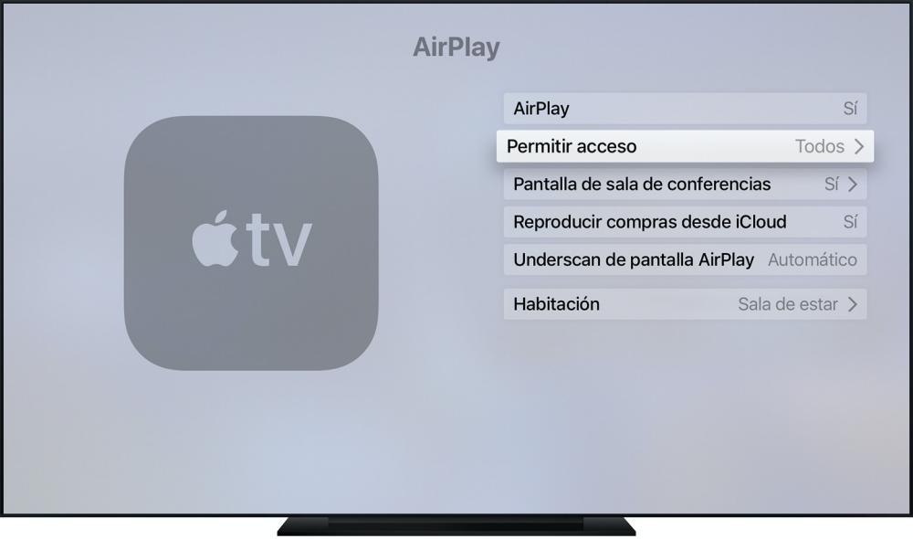 compartir pantalla apple tv