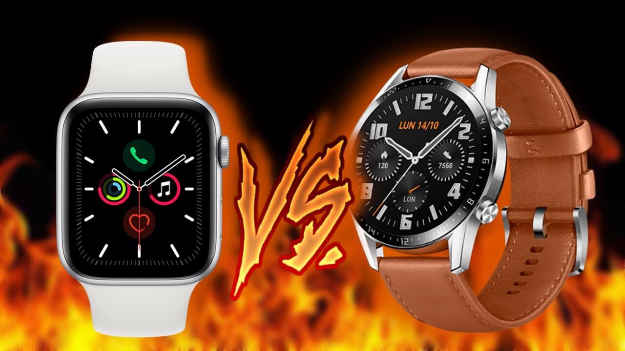 Apple Watch Series 5 vs Huawei GT 2