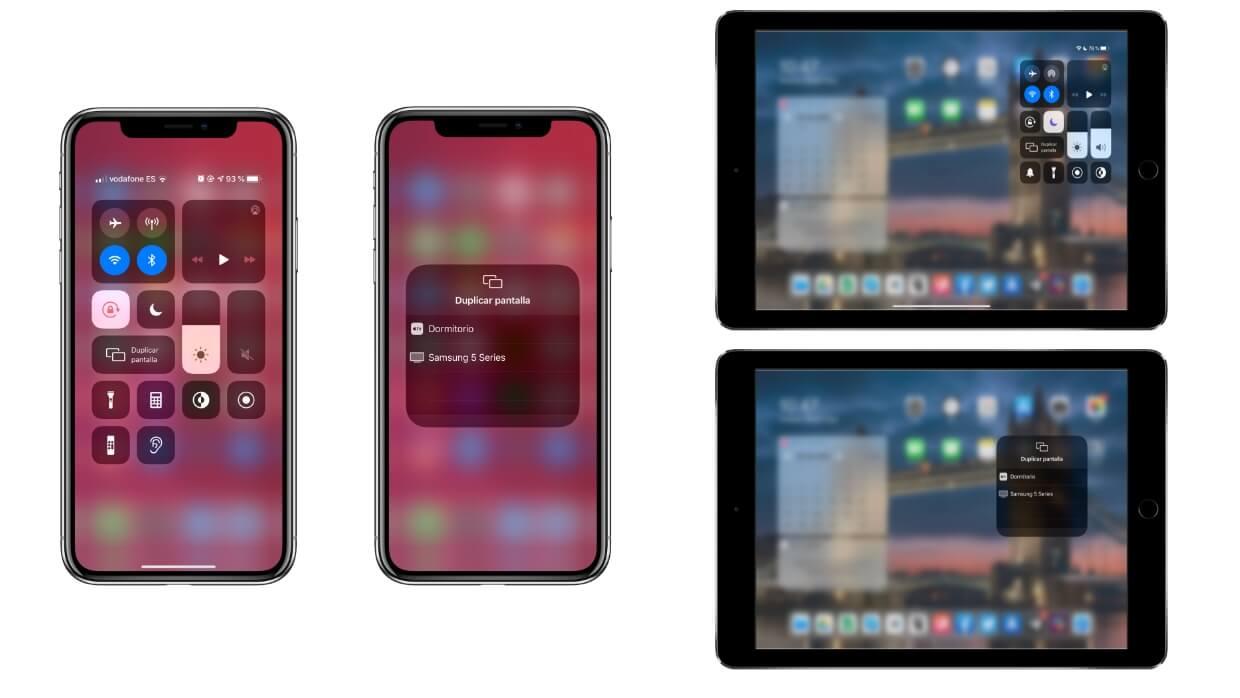 Duplicar pantalla iPhone iPad