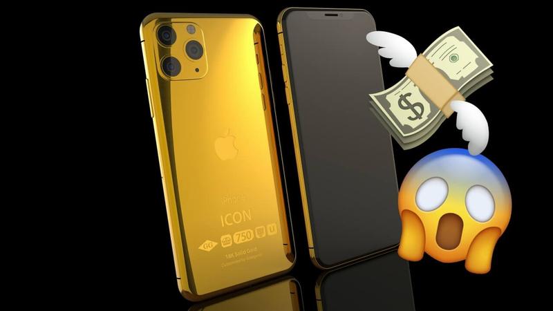 El iPhone más caro del mundo: 11 Pro Max bañado en oro