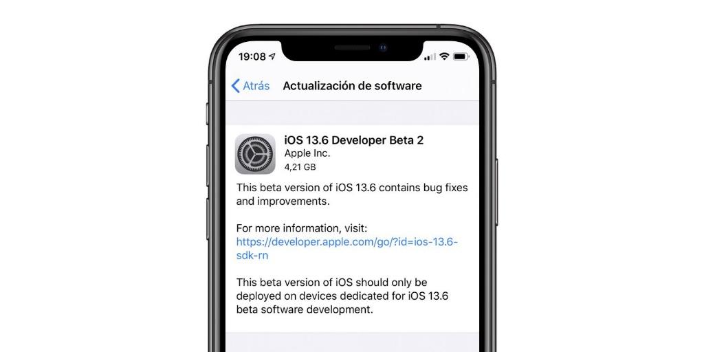 iOS 13.6 beta 2