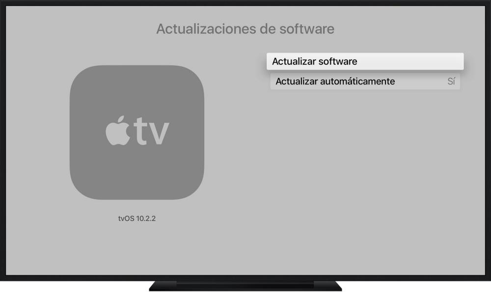 Actualizar Apple TV