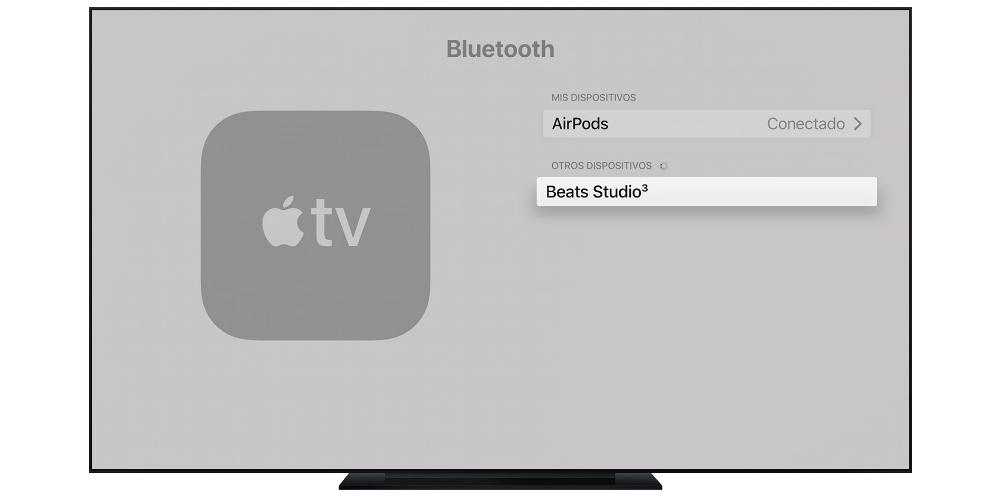 Bluetooth auriculares Apple TV
