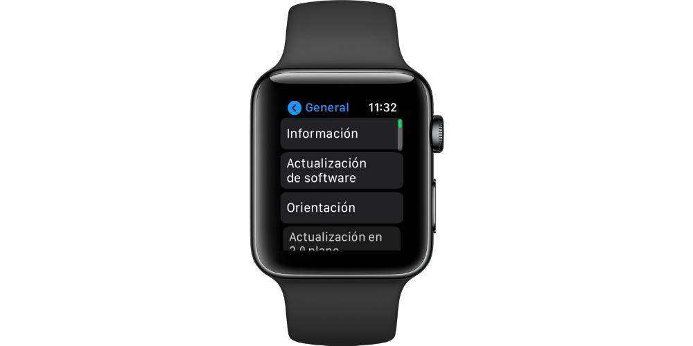 actualización de software apple watch