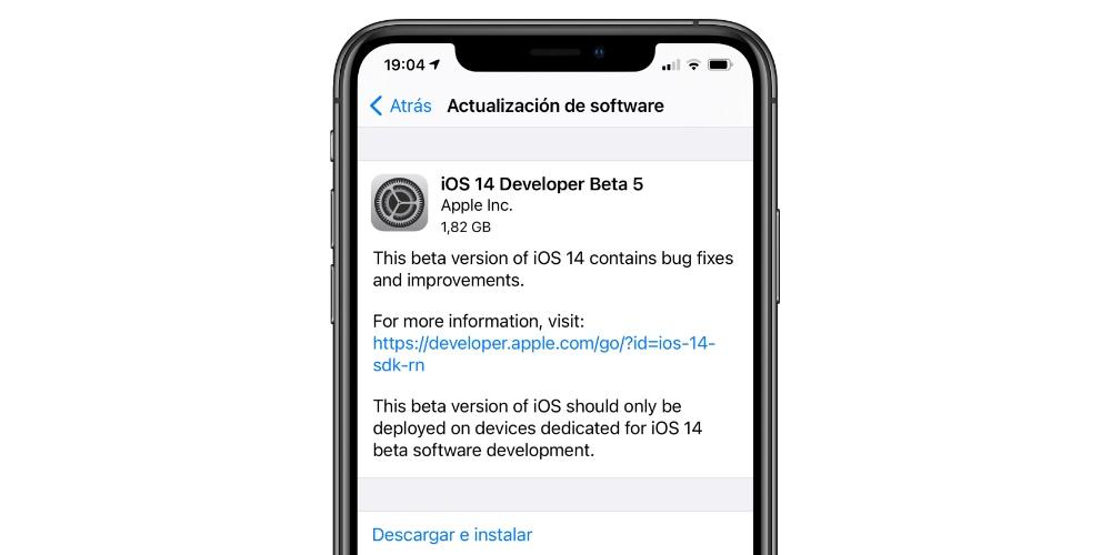 Beta 5 iOS 14