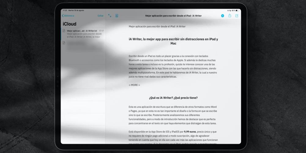iA Writer iPad
