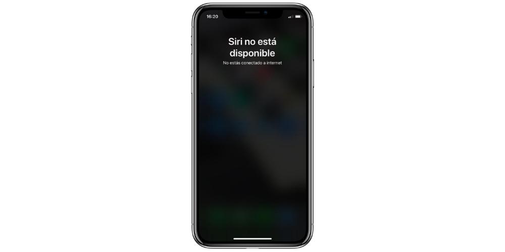 Siri no está disponible