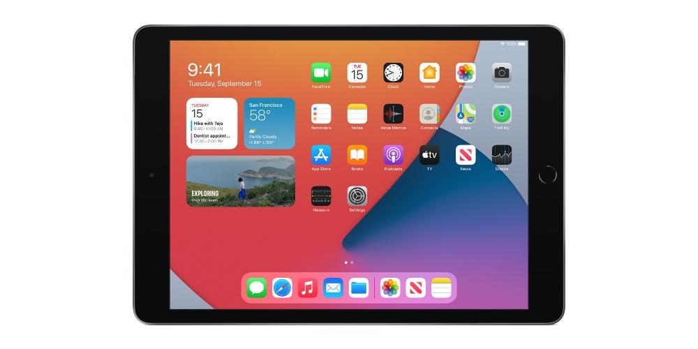 iPadOS 14 en iPad 8 2020