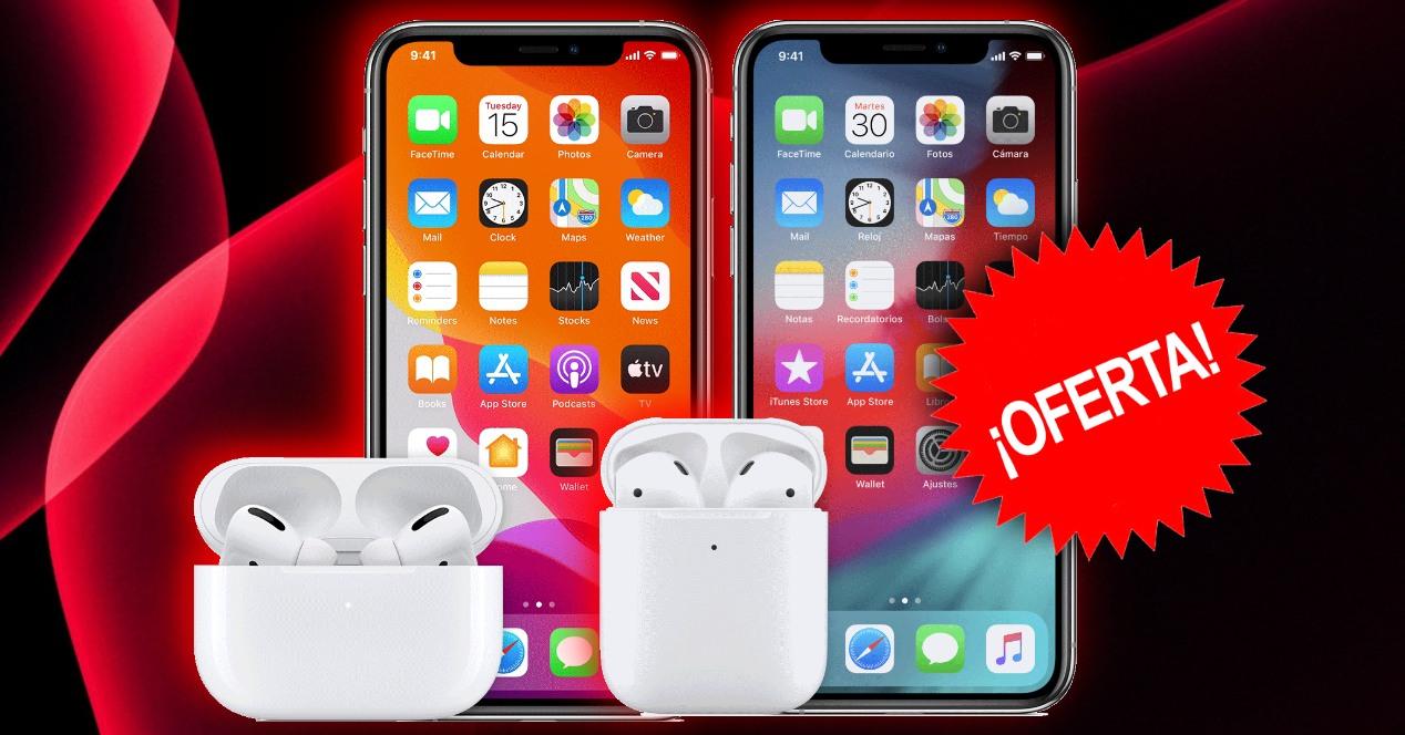 iPhone y AirPods oferta