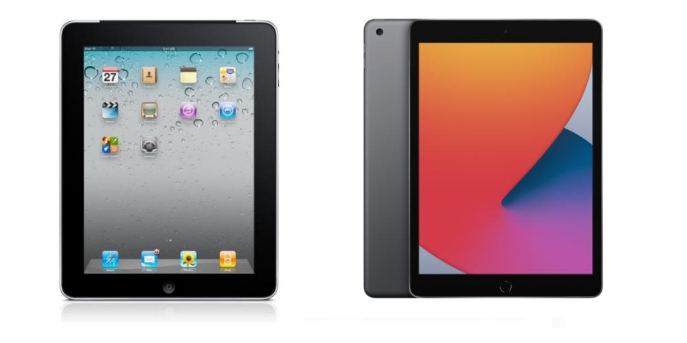 iPad 1 y iPad 8