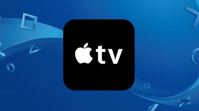Play Station con un logo de Apple TV+