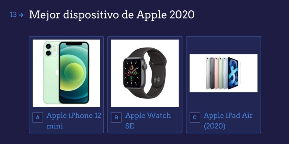 Mejor dispositivo Apple 2020