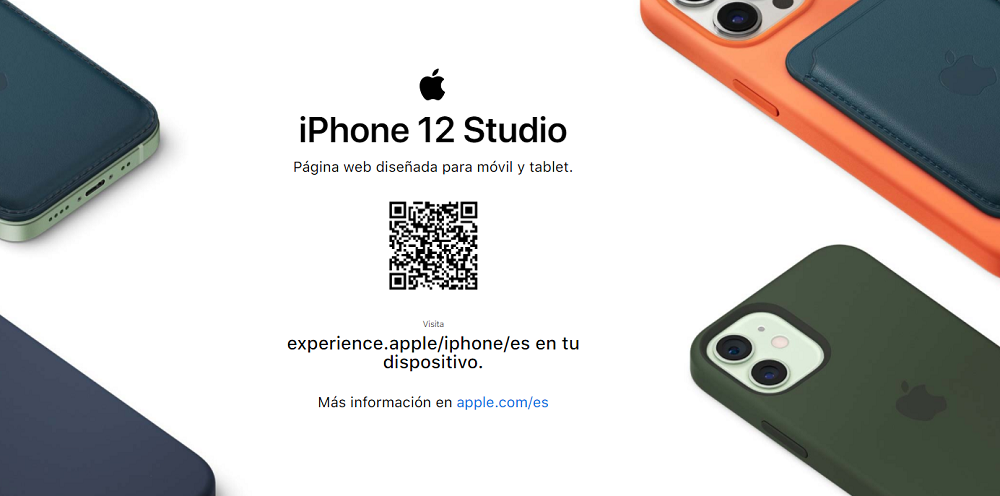 iPhone 12 Studio acceso