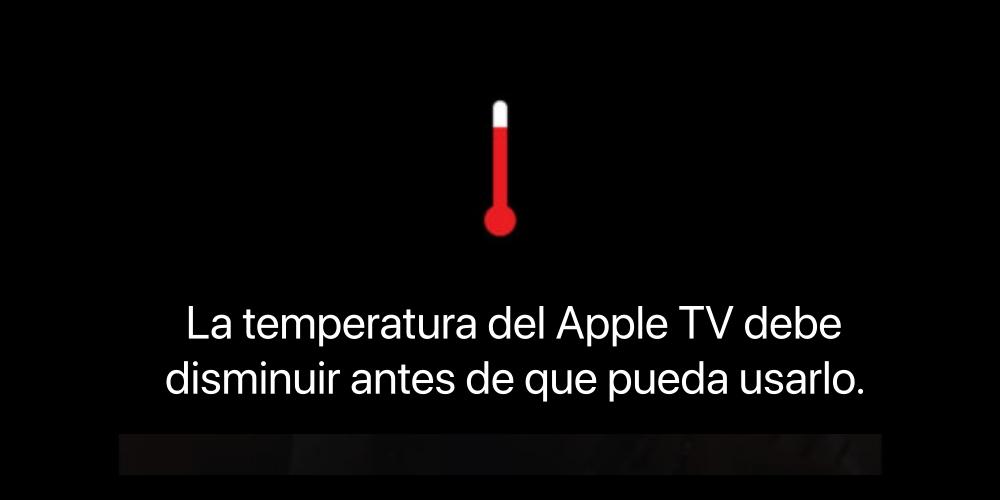 Temperatura Apple TV