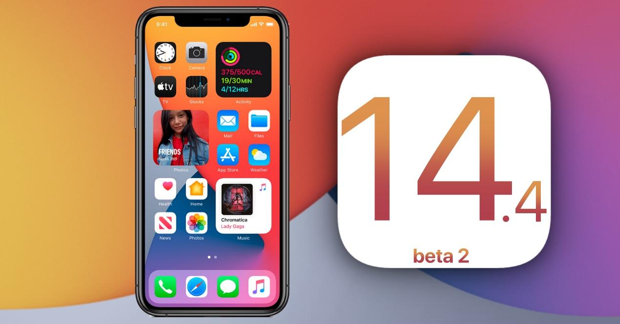 Beta 2 iOS 14.4