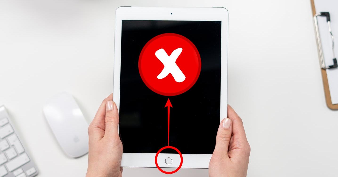 Botón Home no funciona en iPad