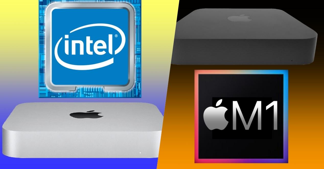 Mac mini Intel vs Mac mini M1