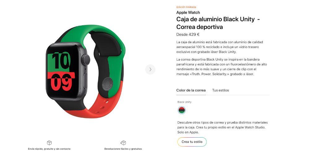 Comprar Apple Watch Black Unity