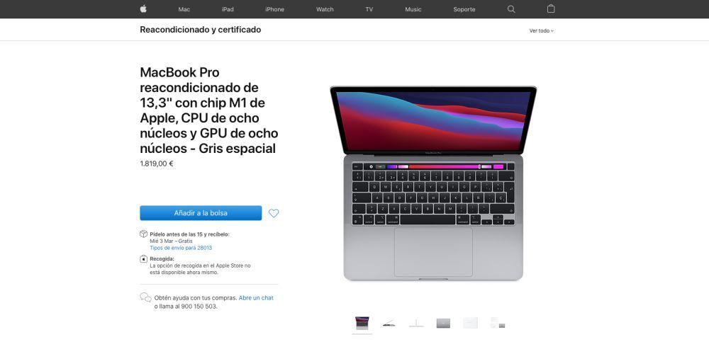MacBook Pro reacondicionado
