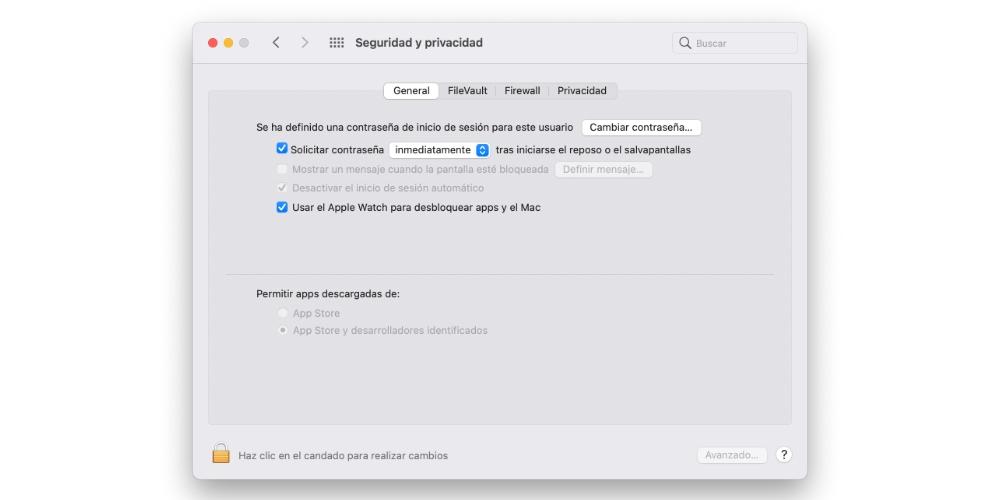 Seguridad y privacidad Mac