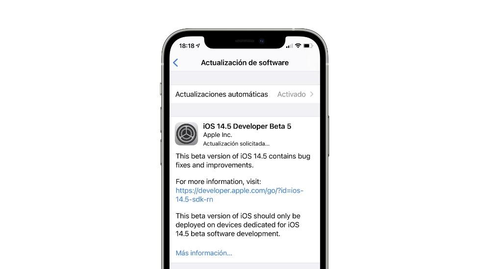 iOS 14 5 beta 5