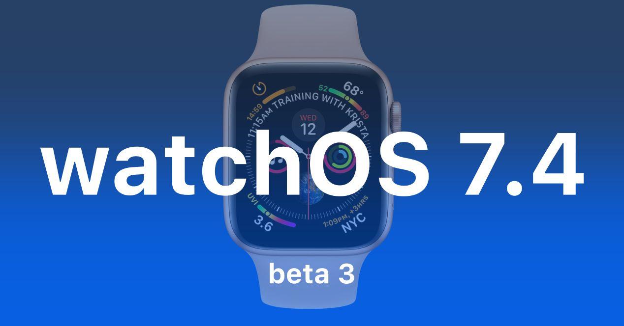 watchOS 7.4 beta 3