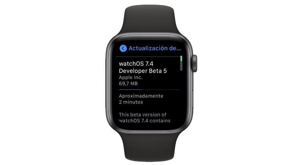 watchOS 7.4 beta 5