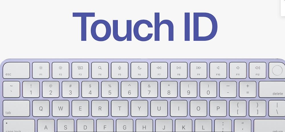keyboard touch id