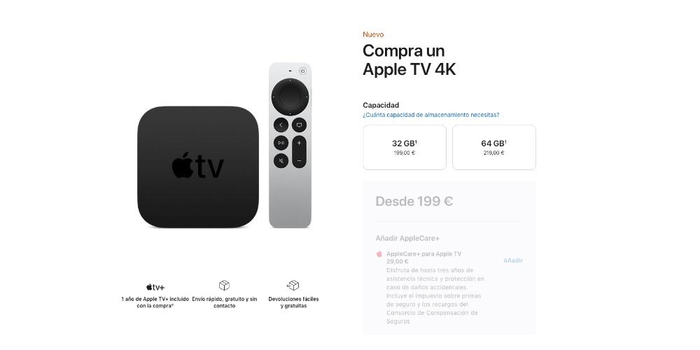 Comprar Apple TV 4K